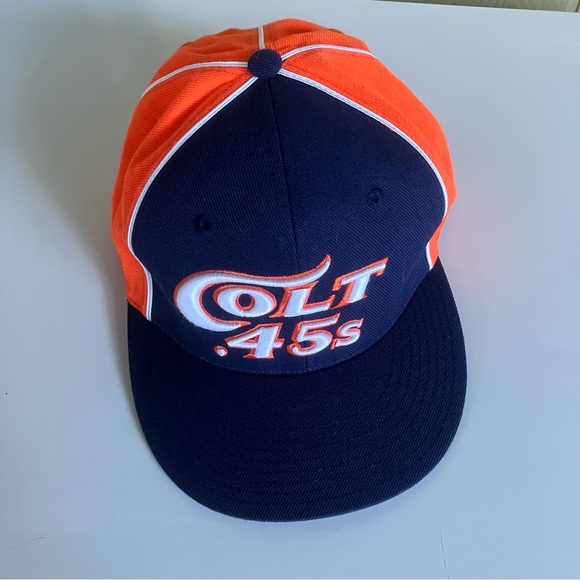 Colt 45s hat orange and navy 7 3/4 model cooperstown collection American Needle - Picture 1 of 8